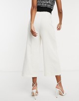 Thumbnail for your product : Y.A.S Freja wide leg pants in white