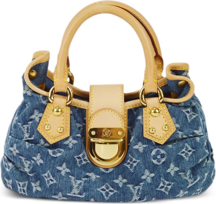 Louis Vuitton 2006 pre-owned Pleaty denim tote bag - ShopStyle