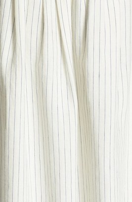 Sea Women's Stripe Tie Waist Linen Skirt