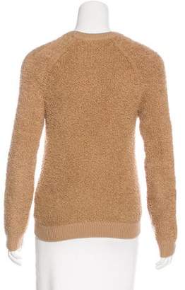 Burberry Wool Fringe-Knit Sweater
