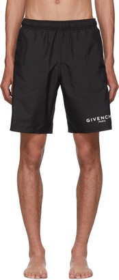 Givenchy Black Long Swim Shorts - ShopStyle