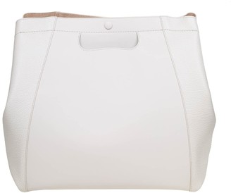 Maison Margiela Shopping Tote In White Leather