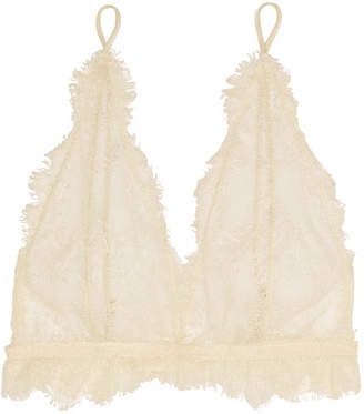 Anine Bing Lace Soft-cup Bra - Off-white