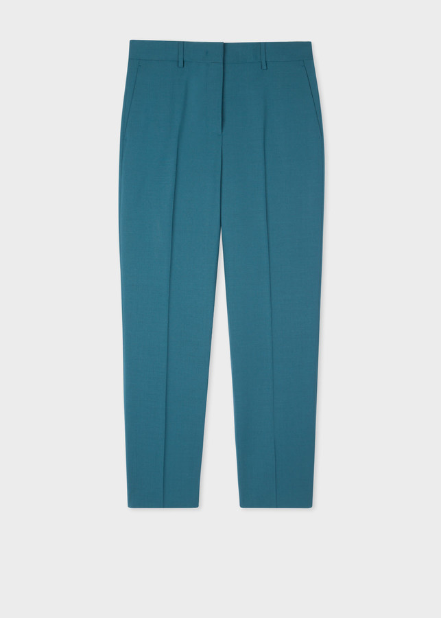 teal pants womens