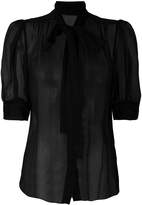 Dolce & Gabbana sheer blouse with 