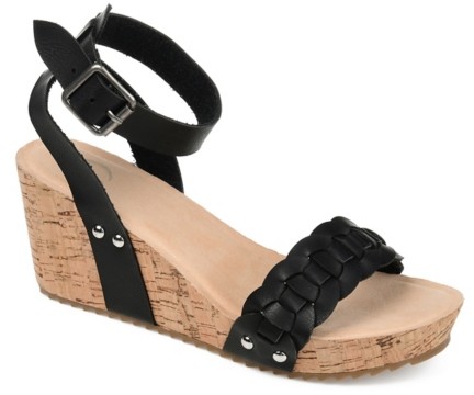 journee collection ashlyn espadrille wedge sandal