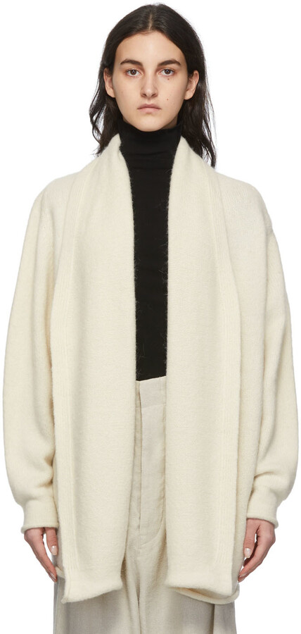 vince textured shawl cardigan