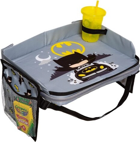 J L Childress J.L.ChildressDCComicsBatman3-in-1TravelTray&iPadTabletHolder,CarSeatLapforToddlersKids