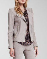 Thumbnail for your product : J Brand Ready to Wear Jacqueline Asymmetric Suede Jacket