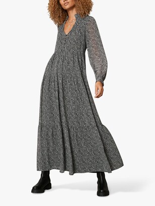 Mint Velvet Maisie Boho Maxi Dress, Black - Shopstyle