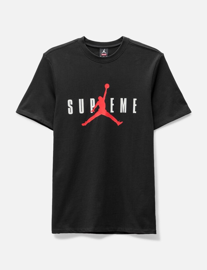supreme jordan tee black