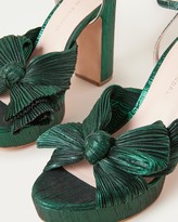Loeffler Randall Natalia Emerald Platform Bow Heel - ShopStyle