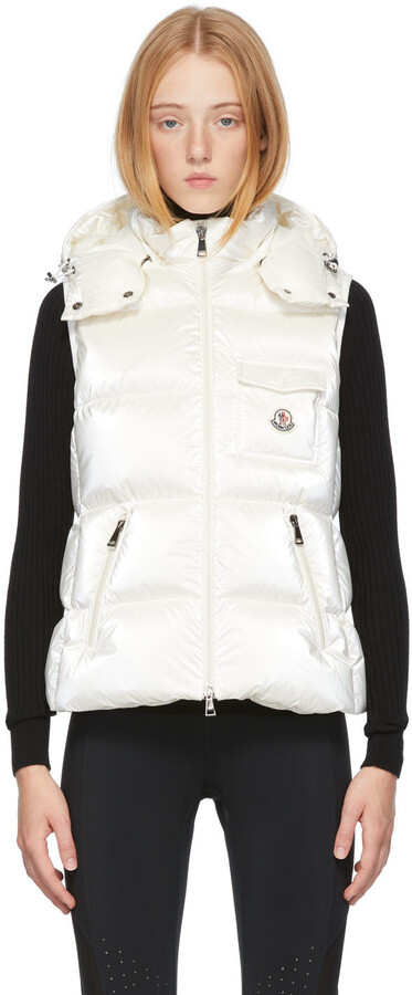 White Hooded Vest | Shop The Largest Collection | ShopStyle