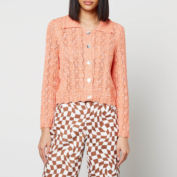 R sum Rilly Pointelle Knit Cotton - Resume Rilly Pointelle Knit Cotton Cardigan 