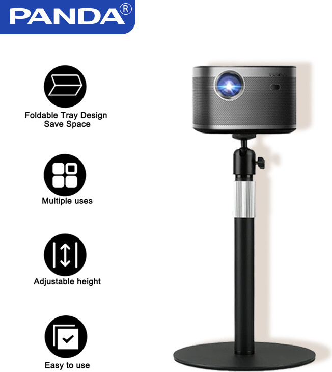 Panda ZY-556 soporte proyector Webcam Stand Universal Multi-angel And Height Adjustable Metal Bracket Installation For Live Show