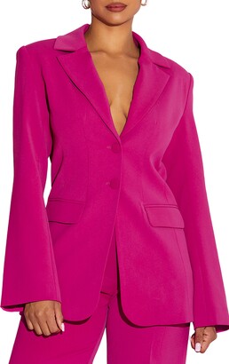 Naked Wardrobe Pur-Suit Me Oversize Blazer - ShopStyle