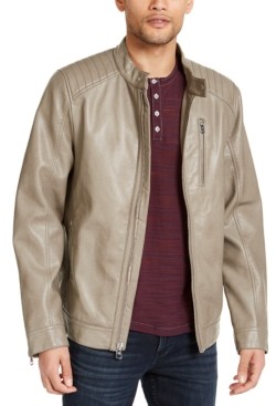 calvin klein leather jacket macys