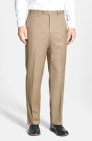 Thumbnail for your product : JB Britches 'Torino' Flat Front Wool Trousers