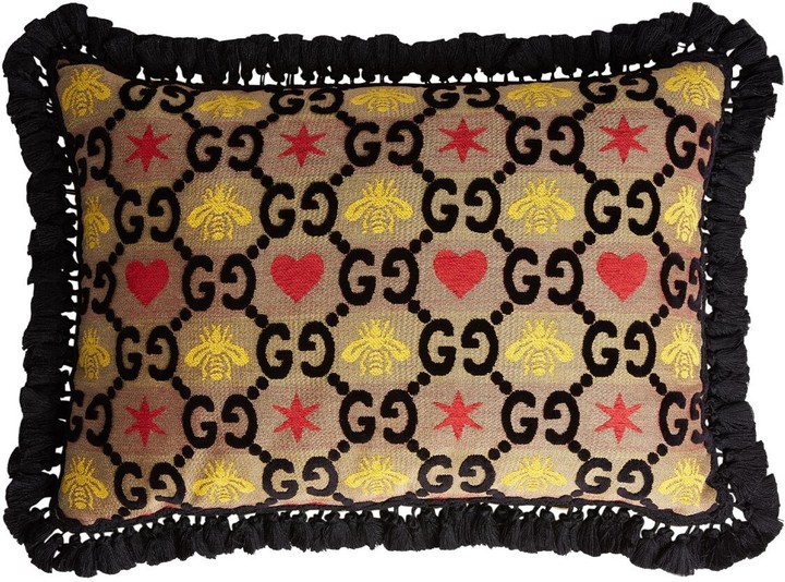 gucci bee pillow