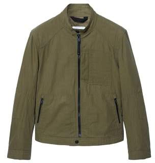 MANGO Cotton nylon-blend jacket