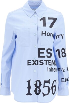 Burberry Horseferry Print Long-Sleeved Shirt