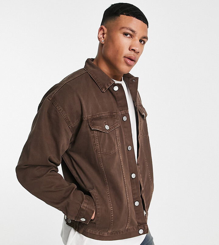 Mens Brown Denim Jacket | Shop the world's largest collection of 