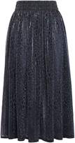 Thumbnail for your product : Christopher Kane Iridescent Leopard-print Stretch-jersey Midi Skirt