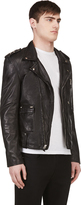 Thumbnail for your product : BLK DNM Black Studded & Quilted Leather Biker Jacket