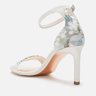 Ted Baker Women's Mwilli Barely There Heeled Sandals - White/Blue
