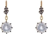 Thumbnail for your product : Cathy Waterman Double-Drop Earrings-Colorless
