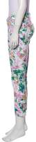 Thumbnail for your product : 7 For All Mankind Floral Print Mid-Rise Jeans