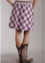Thumbnail for your product : Stetson Dobby Plaid Skirt (For Women)