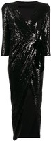 Thumbnail for your product : Alchemy Sequin Embroidered Side Slit Dress