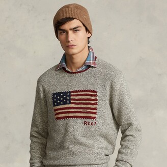 Ralph Lauren Marled Flag Sweater - ShopStyle