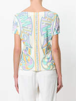 Thumbnail for your product : Emilio Pucci printed slash neck T-shirt