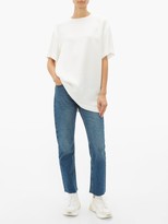 Thumbnail for your product : Raey Long-line Silk Top - Ivory