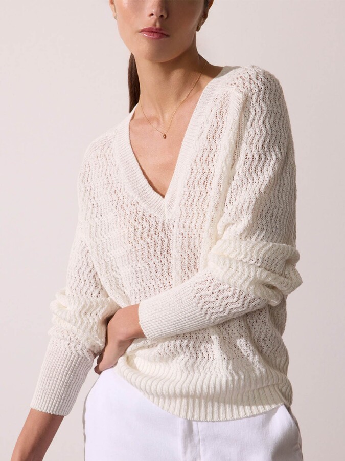 Brochu Walker The Leia Open Stitch Vee
