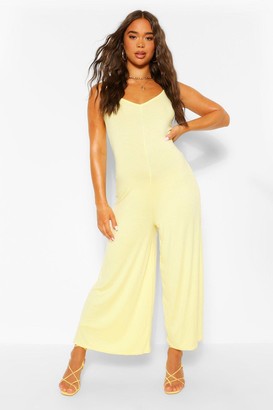 yellow jumpsuit boohoo