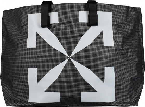 Luxury handbag - Off-White checkered black and white tote bag