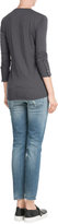 Thumbnail for your product : Velvet Long Sleeved Cotton Top