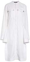 Thumbnail for your product : Calvin Klein Pinstripe Cotton Poplin Dress