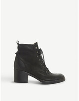 Thumbnail for your product : Dune Patsie D shearling-lined leather ankle boots