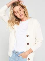 Thumbnail for your product : Very Vertical Rib Knit Cardigan - Cream