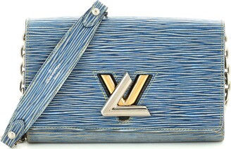 Louis Vuitton Beach Pouch Blue Multiple colors Dark blue Leather ref.151242  - Joli Closet