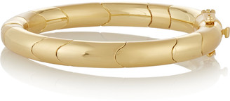 Eddie Borgo Circle Prism gold-plated bangle