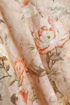 Thumbnail for your product : Zimmermann Flared Floral-print Linen Mini Dress