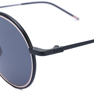 Thom Browne Eyewear Round Framed Sunglasses