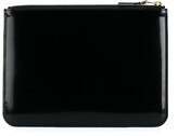 Thumbnail for your product : Comme des Garcons Logo-Debossed Leather Clutch Bag