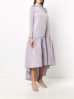 Thumbnail for your product : Loulou Metallic-Sheen Midi Dress