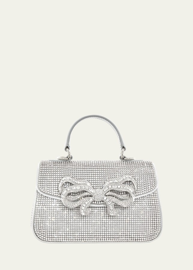 Judith Leiber Bow Crystal TopHandle Bag ShopStyle